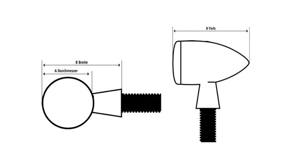 Highsider Rocket LED blinkers
