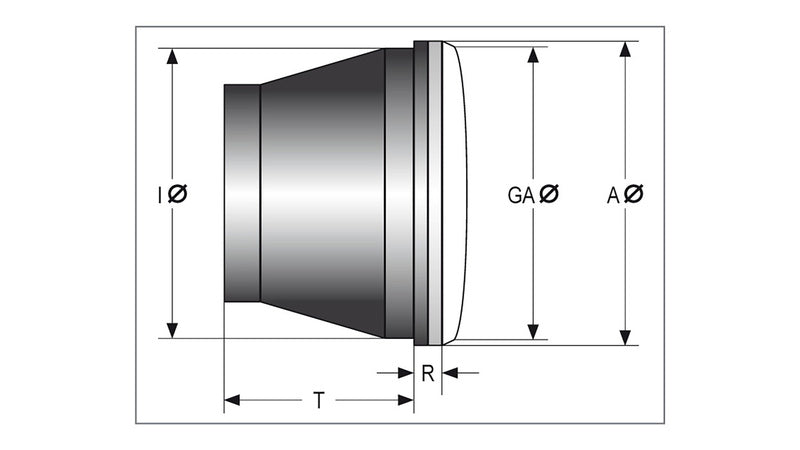 Highsider Jackson LED glavno umetak prednjih svjetala - 5 3/4 ”226-016