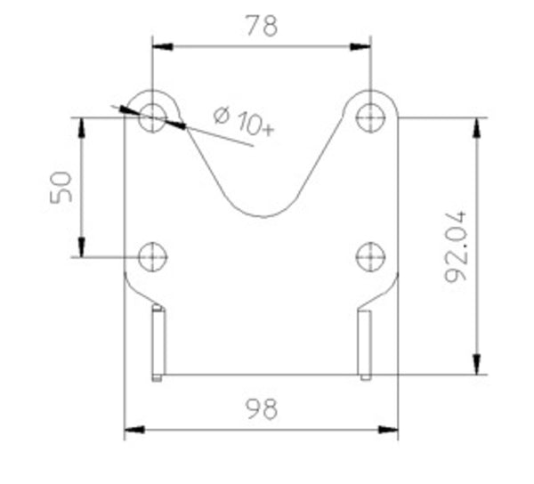 Visoki Univerzalni držač - Tip 1 282-001