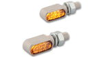 Highsider CNC LED indikatori Little Bronx, Silver, zatamnjeno staklo, E-odobreno, (par) 204-2861