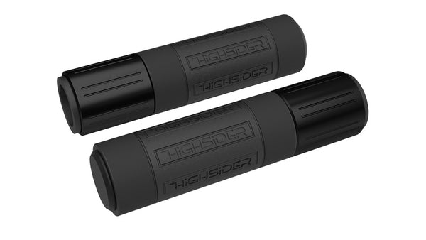 Highsider Conero Rubel Gume, 7/8 "(22,2 mm), 132 mm, Black Matt 315-056