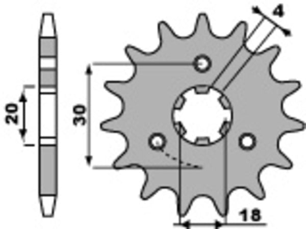PBR Steel Standard prednji Sprick 2056 - 520 2056 11 18nc