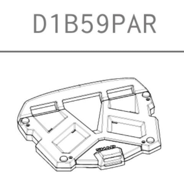 Shad Universal Mounting Plate SH48/SH49/SH50/SH58X/SH59X D1B59PAR