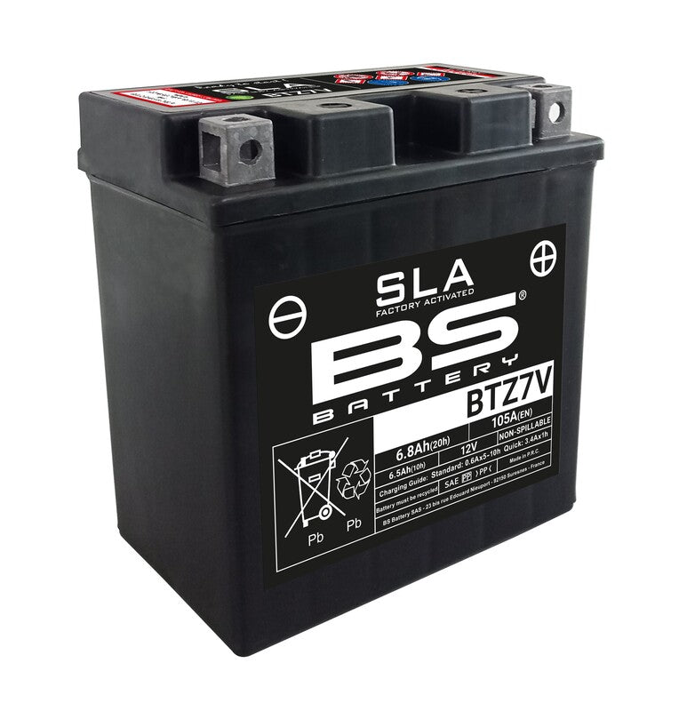 „BS Battery SLA“ akumuliatoriaus techninė priežiūra nemokama gamykla - BTZ7V