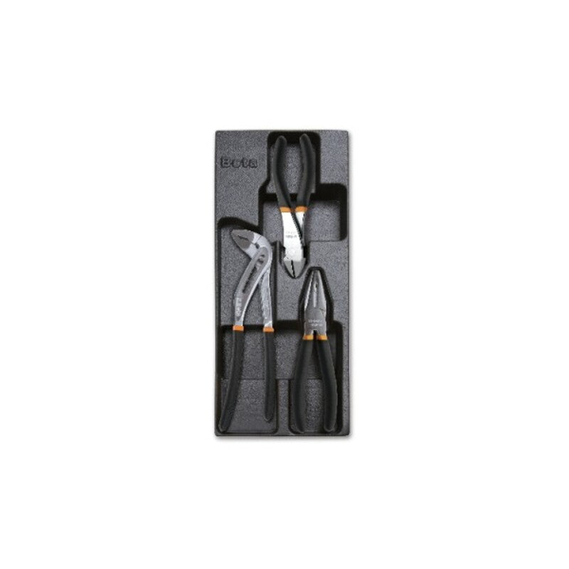 Beta kietas termoforminis dėklas su 3 replėmis 024240156