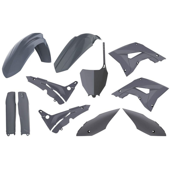 Policeport Plastic Kit - Nardo Gray Honda CR125/250 90875