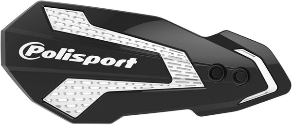 Policijski sportovi MX protočni ručni zaštitnici Black / White - Kawasaki KX250F / 450F 8308200038