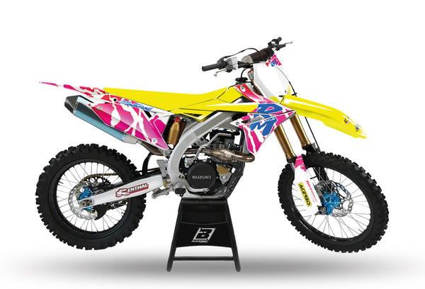 „Blackbird Retro“ pilnas grafikos rinkinys - Suzuki RM 125/250 8320AA