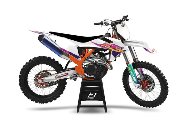 „Blackbird Retro“ pilnas grafikos rinkinys - ktm exc/sx -sxf 8547aa