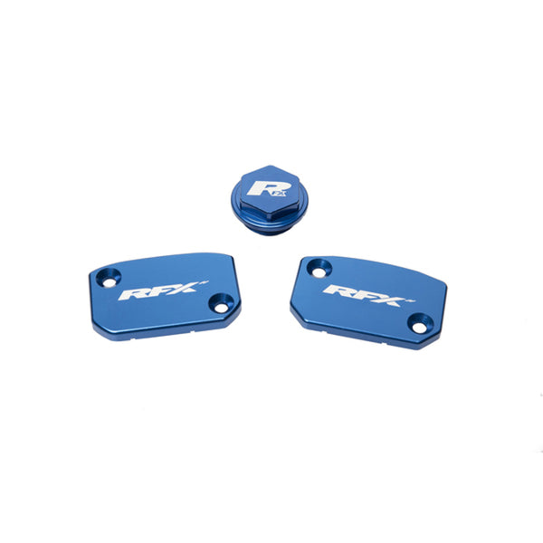 RFX Pro Reservoir Cap Kit Kit (Blue) (Brembo Brake and Clutch) FXRC7200099BU 