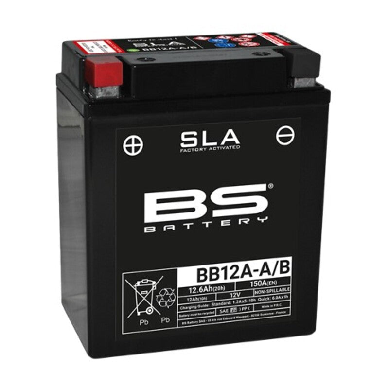 „BS Battery SLA“ akumuliatoriaus priežiūra Nemokama gamyklos suaktyvinta - BB12A -A/B FA