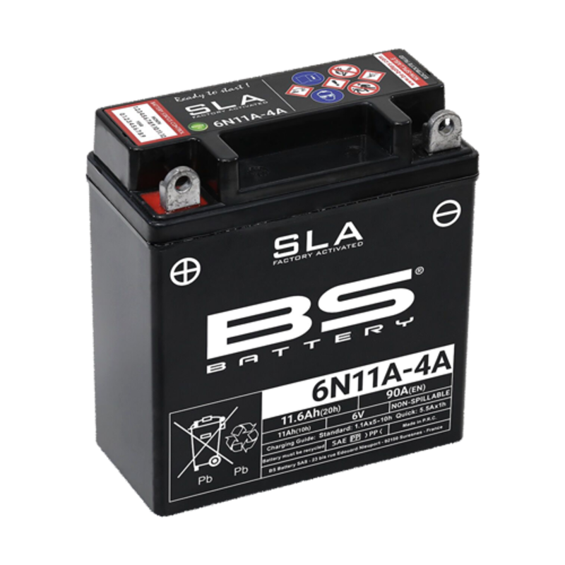 „BS Battery SLA“ akumuliatoriaus priežiūra nemokama gamykla - 6N11a -4a