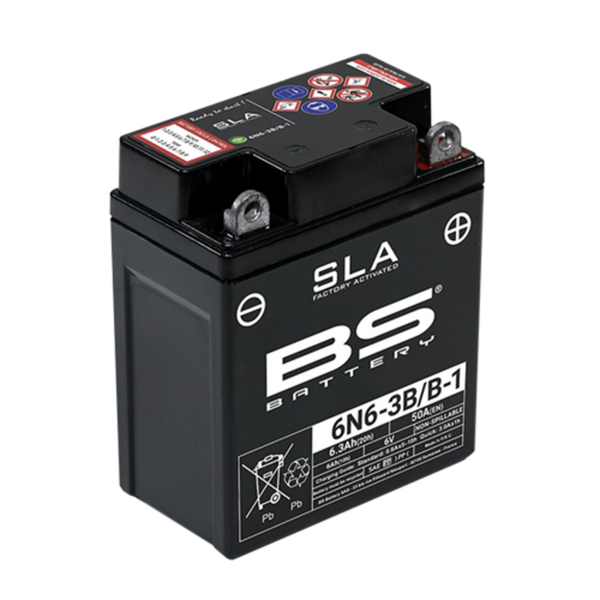 „BS Battery SLA“ akumuliatoriaus techninė priežiūra nemokama gamyklos aktyvuota-6n6-3b/B-1