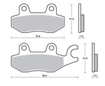 Tecnium Professional Racing Sintered Metal Brzdí - MSR455 1116535