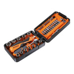 BETA Assortment of 11 hexagon sockets, 21 bits and 7 accessories, in plastic case 009000947