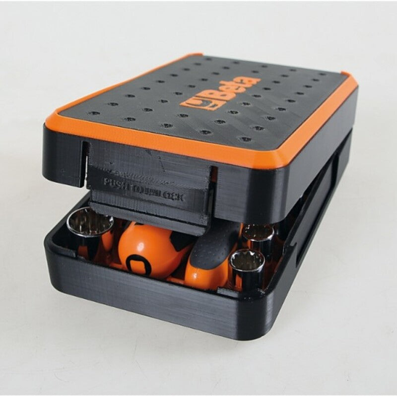 BETA Assortment of 11 hexagon sockets, 21 bits and 7 accessories, in plastic case 009000947