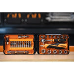 BETA Assortment of 11 hexagon sockets, 21 bits and 7 accessories, in plastic case 009000947