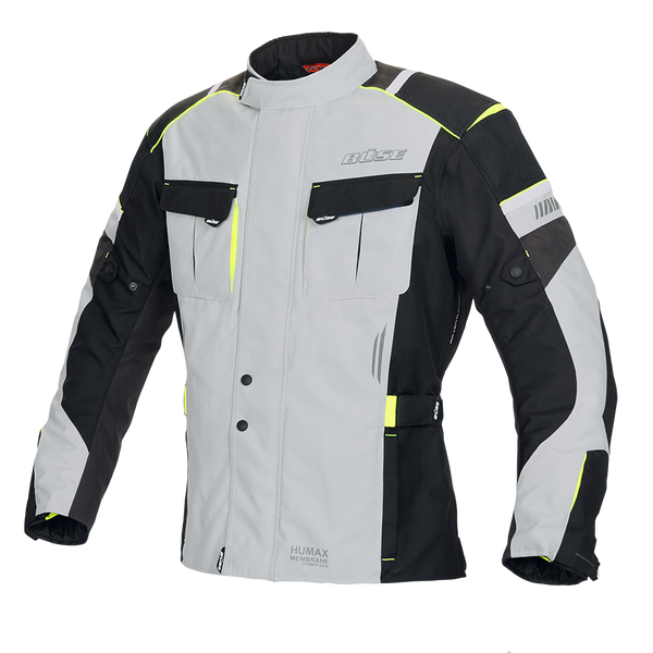 Buse Textile MC jacket Breno Pro Gray