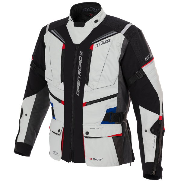 BÜSE Textile Mc-Jacket Open Road III Gray 