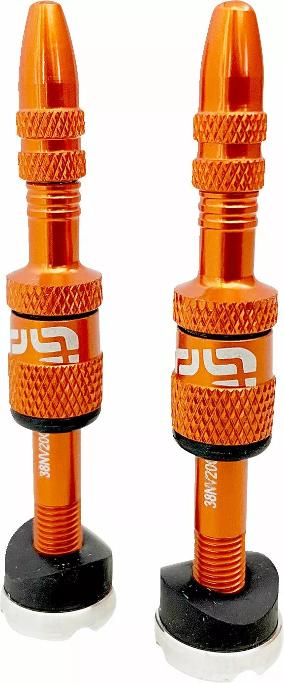 E*Thirteen Quickfill Valves 23-31mm Orang Tr2una-116