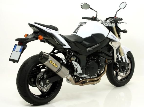 Suzuki GSR 750 11 Homologated Aluminum Race-Tech Silencer with Carbon End Cap