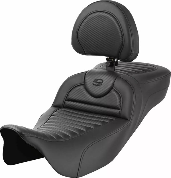 Saddlemen Seat Roadsofa FLT 08-Up-Carb 808-07B-205B0