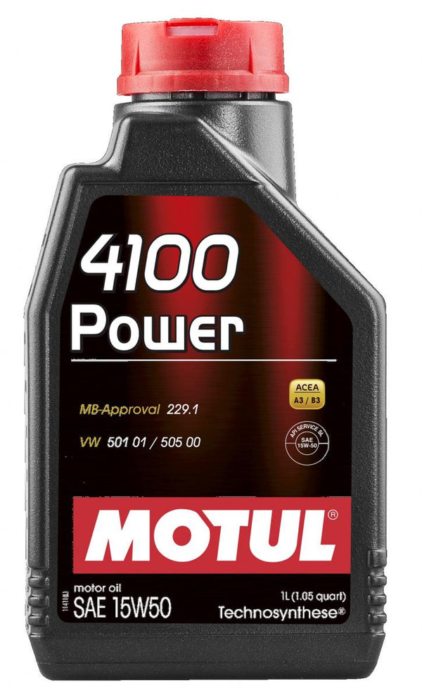 MOTUL 4100 Power 15W50 1L (12 gab/kartons)