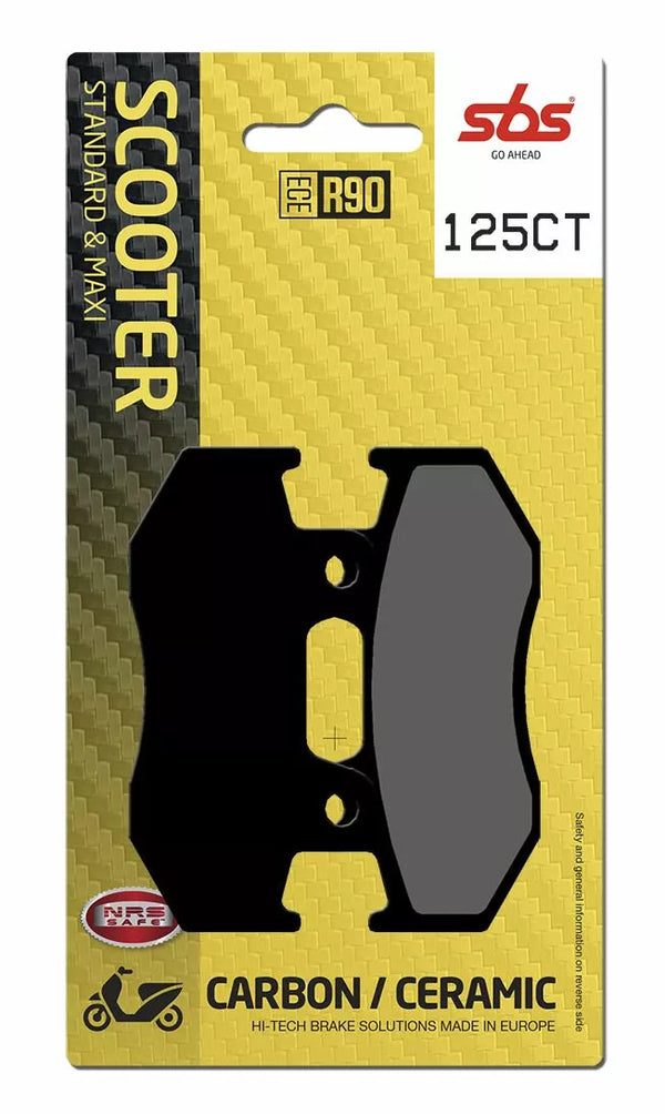 SBS Brake Pad Car/Cer Scoot 125ct