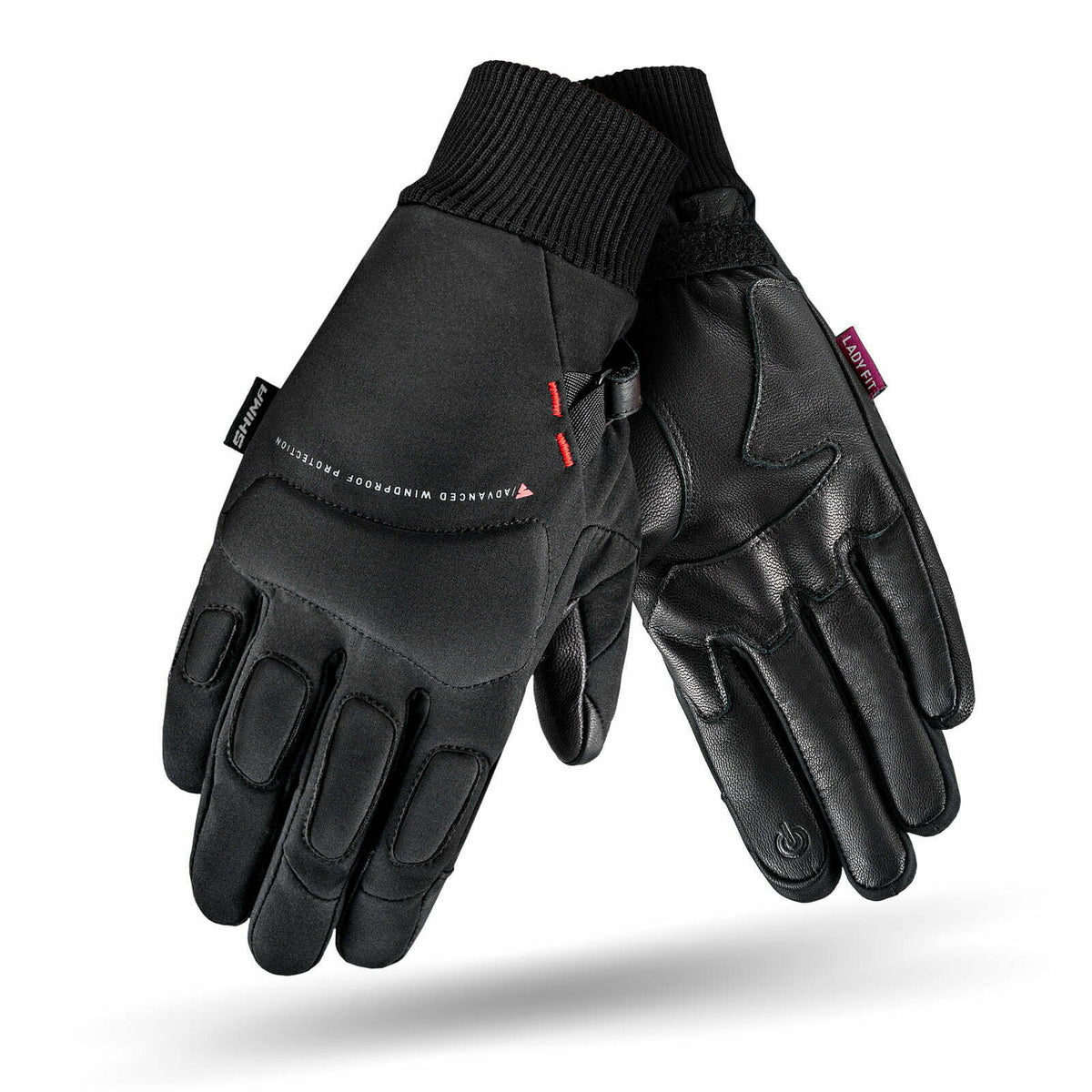 Shima ladies MC gloves Oslo Wind Black