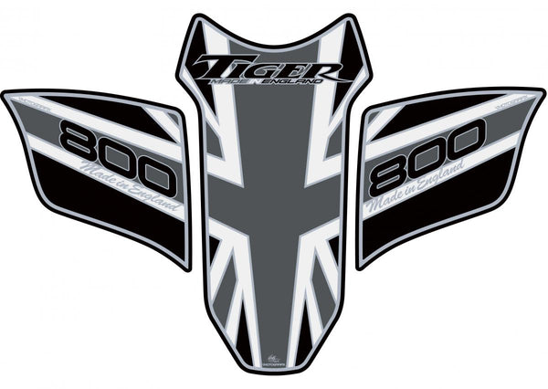 Tank Protection 2010-16 Tiger 800 Union Jack/Gray