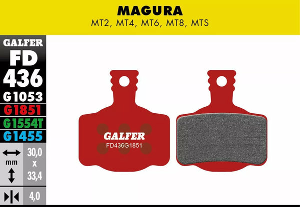 Galfer kočni jastuk Advanced FD436G1851