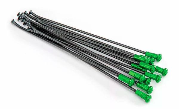 Kite Spokes 21fr BK/GN NIP 12PC 20.901.1.ve