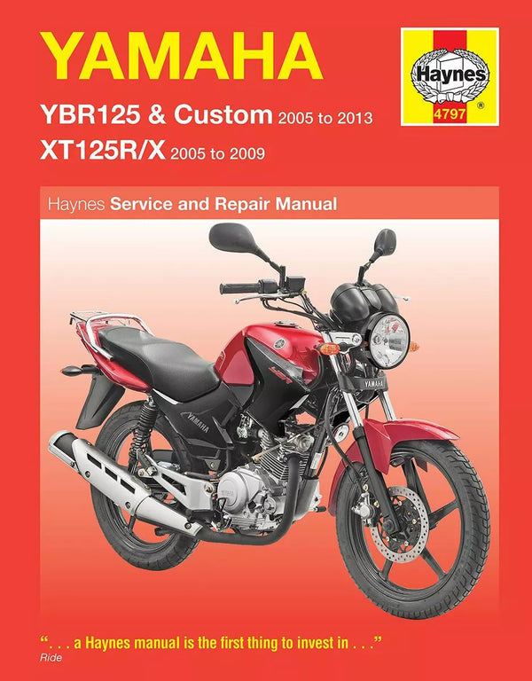 Haynes Yamaha Ybr125 & XTi25r/X 4797