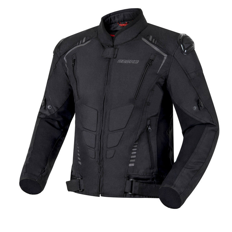 Ozono tekstilės mc-jacket impulse juodas