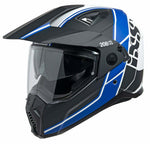 „IXS Adventure MC Helmet 208 2.0“ juoda /balta /mėlyna