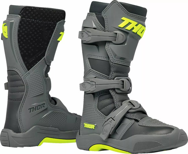 Thor Boot Yth Blitz XR GY/CH 1 3411-0738
