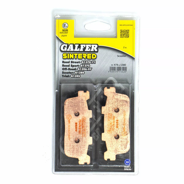Galfer bremžu spilventiņš Sartertered Motorolers FD474G1380