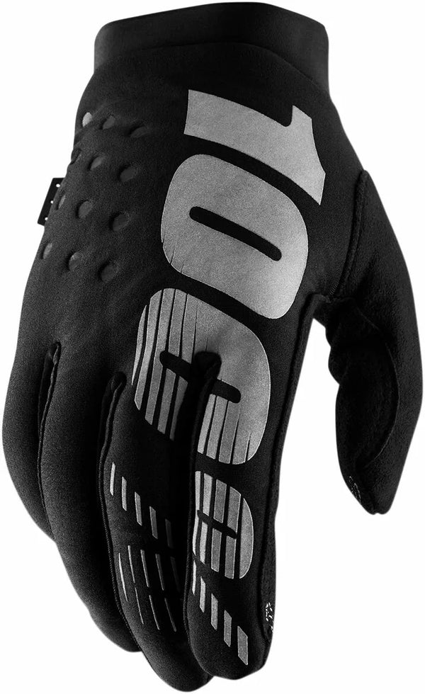 100% rukavice Brisker BK/GY LG 10003-002