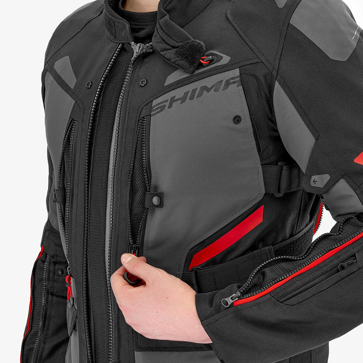 Shima Textile Mc-Jacket Dune čierna /šedá