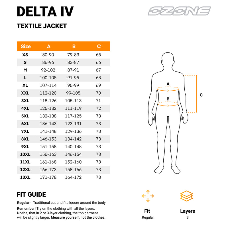 Ozonski tekstil mc-jacket delta IV crna /gripa