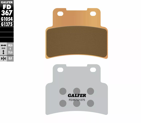 Galfer bremžu spilventiņš Snettered Sport FD367G1375