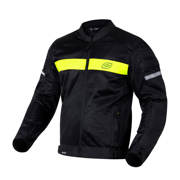 Ozona tekstilizstrādājums MC-JACKET DART Melnā /gripa