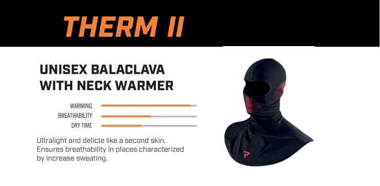 Rebelhorn Balaclava Therm II crna /crvena