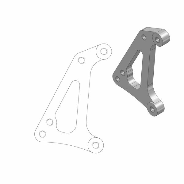 Moto-Master Brake Caliper Adaptor SM 211114