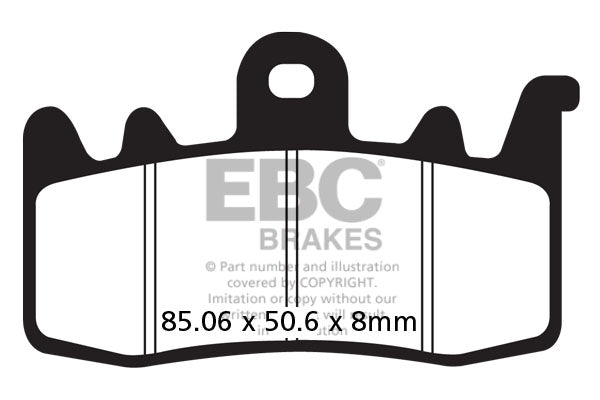 EBC BRAKE PAD FA looks organic FA630