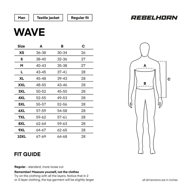 Rebelhorn Textile MC bunda Wave Grey