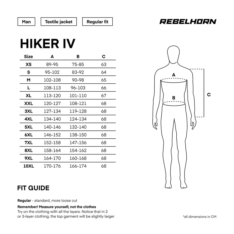 Rebelhorn Textile MC Jack Hiker IV Grey