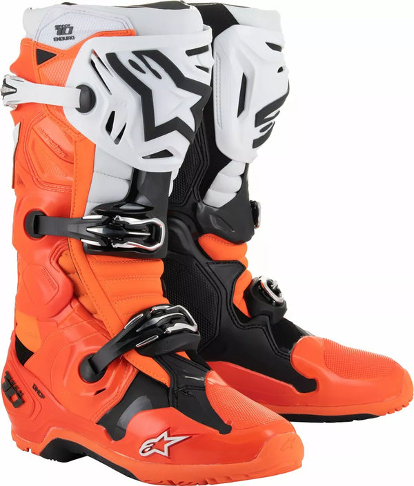 AlpineStars (MX) Boot Tech 10 Enduro Orange Flup 2010025-4512-13