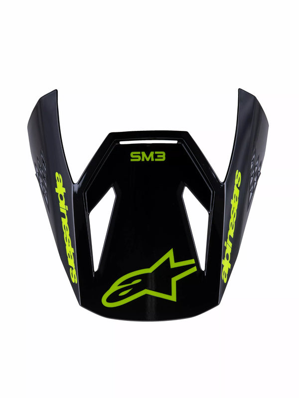 Alpinestars (MX) Visor SM3 Radium Black/Yellow 8980625-1559-