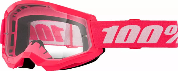 100% Gog Strata 2 Jr Pink Clr 50031-00011